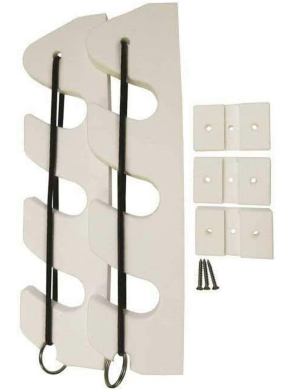 3-Rod Bungee Rod Holder Pair - Durable Marine Accessory for Fishing & Boating